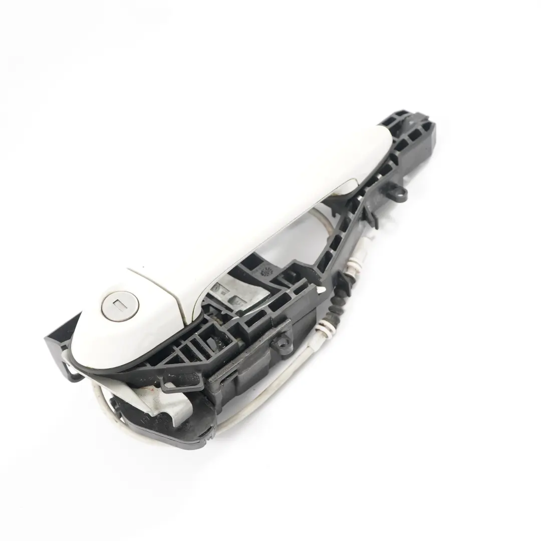 BMW F20 Complete Front Right O/S Grab Handle Alpinweiss White 300 - SKU rhd-7242575-AW2 - Part number 7242575