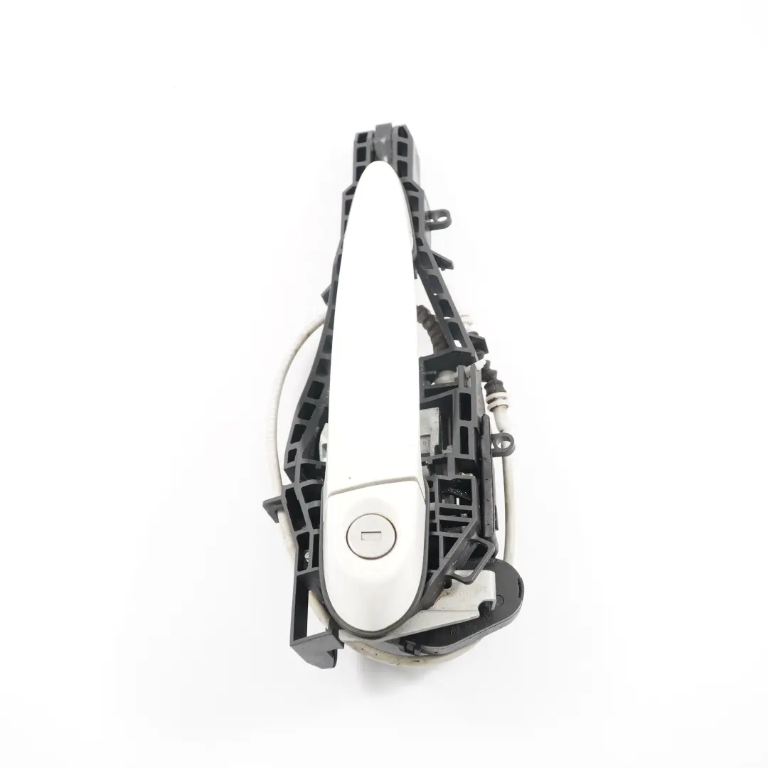 BMW F20 Complete Front Right O/S Grab Handle Alpinweiss White 300 - SKU rhd-7242575-AW2 - Part number 7242575