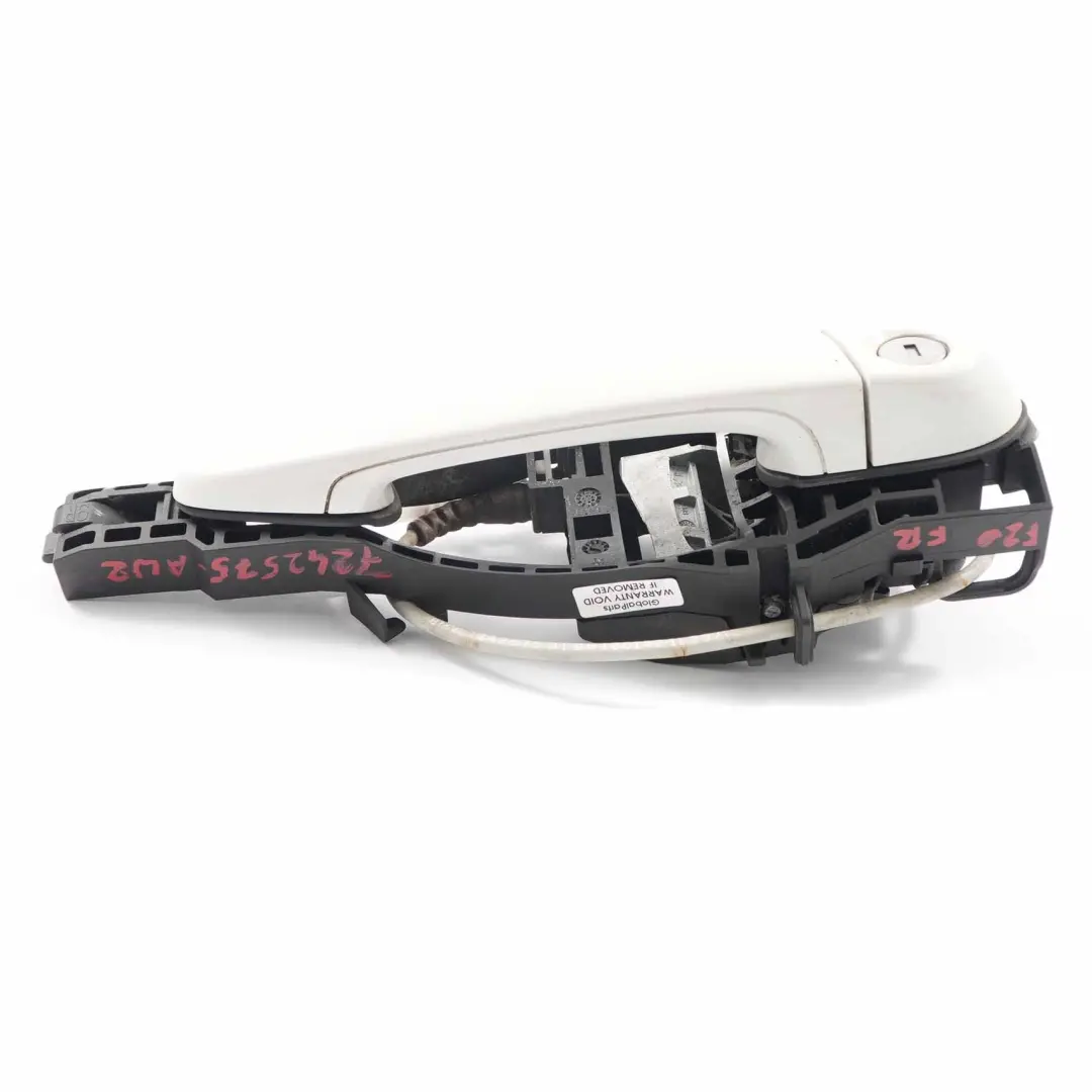 BMW F20 Complete Front Right O/S Grab Handle Alpinweiss White 300 - SKU rhd-7242575-AW2 - Part number 7242575