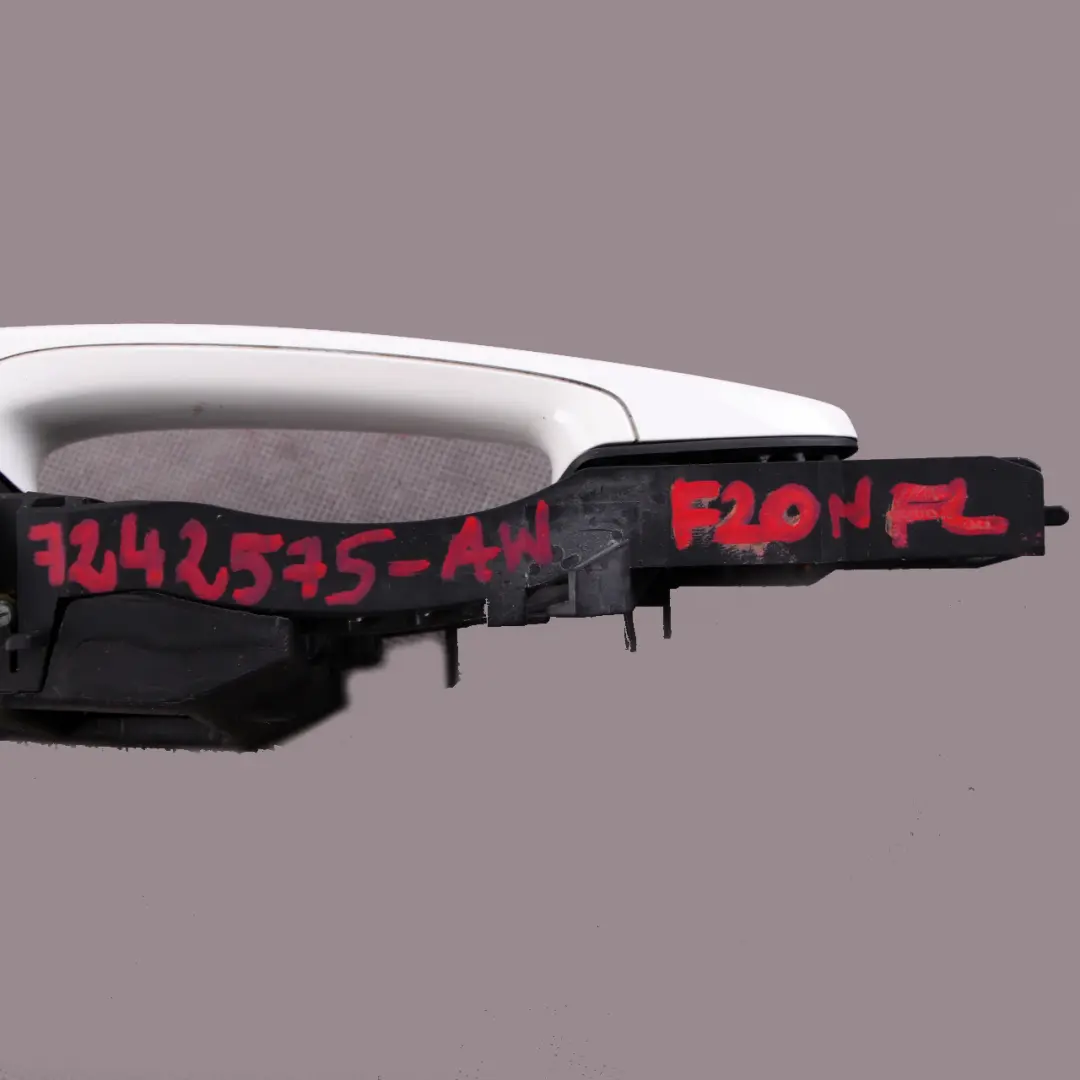 Grab Handle Door BMW F20 LCI 5 Complete Front Left N/S Alpinweiss Alpine White to with Part number 7242575 Grab Handle Door BMW F20 LCI 5 Complete Front Left N/S Alpinweiss Alpine White - SKU rhd-7242575-AW5 - Part number 7242575