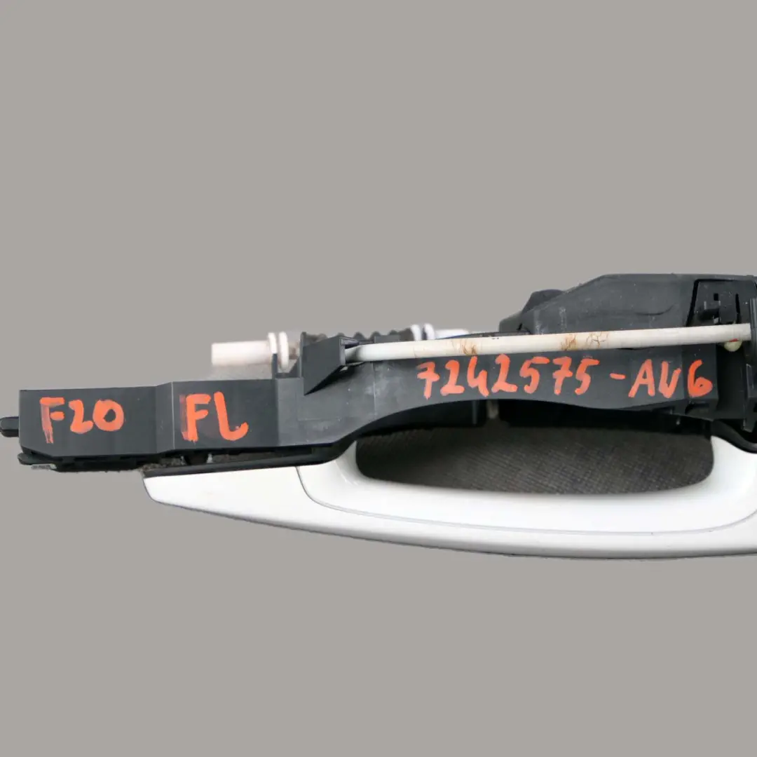 Grab Handle Door BMW F20 LCI 6 Complete Front Left N/S Alpinweiss Alpine White to with Part number 7242575 Grab Handle Door BMW F20 LCI 6 Complete Front Left N/S Alpinweiss Alpine White - SKU rhd-7242575-AW6 - Part number 7242575