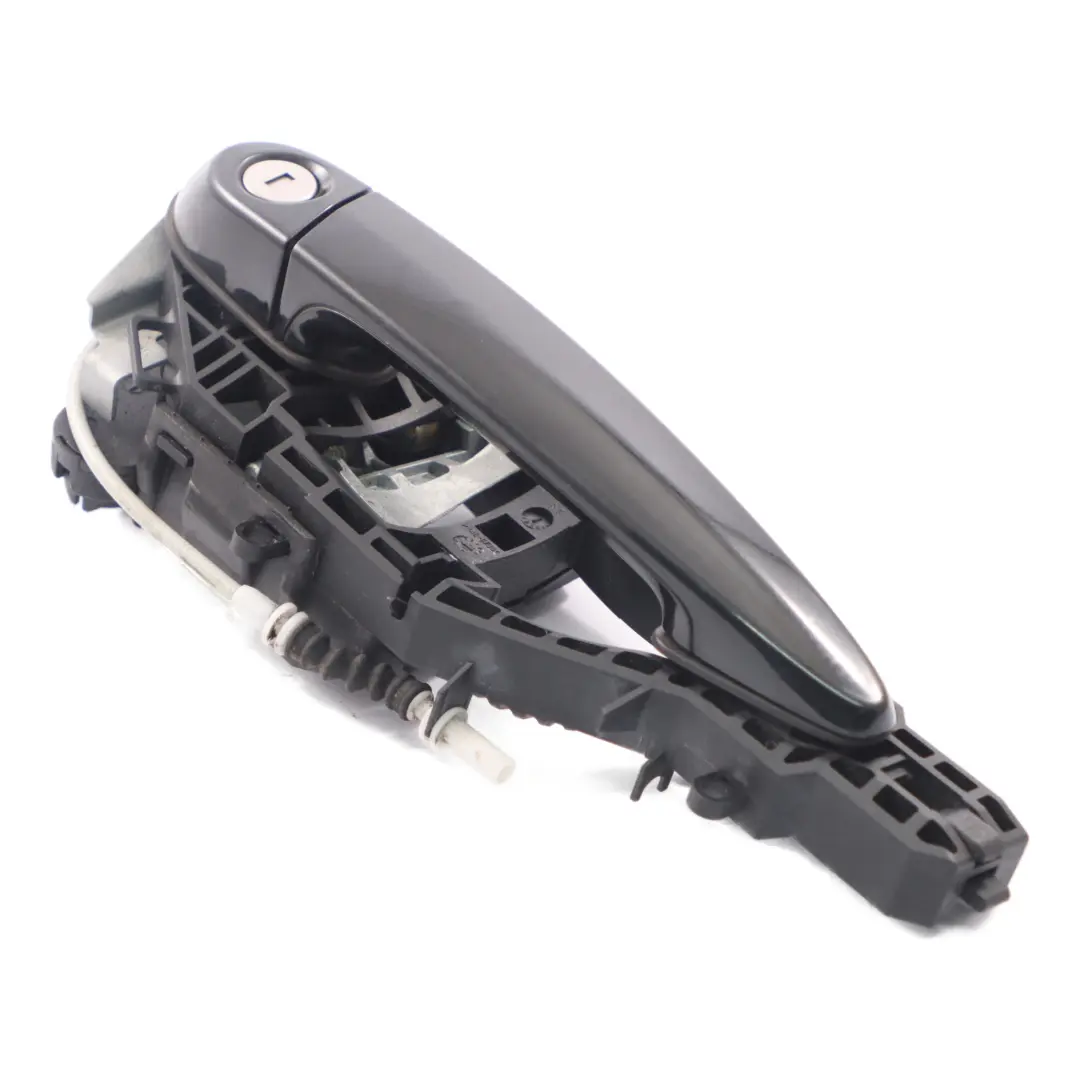 Grab Handle Door Front Right O/S Outside Black Sapphire 475 to BMW F20 with Part number 7242575 BMW F20 Grab Handle Door Front Right O/S Outside Black Sapphire 475 - SKU rhd-7242575-BS1 - Part number 7242575
