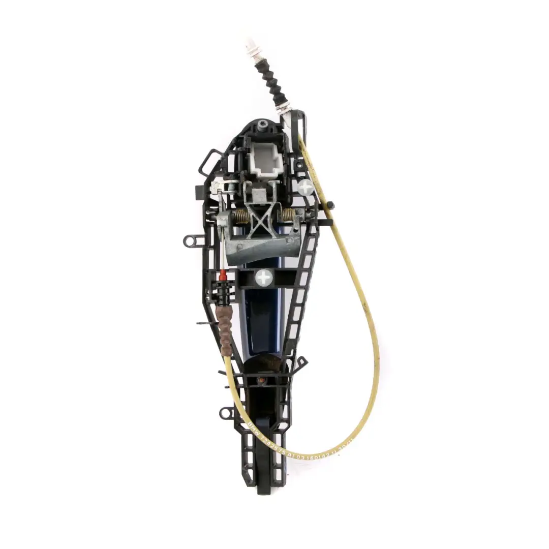 Front Left Grab Handle N/S Tiefseeblau Deep Sea Blue A76 to BMW 1 Series F20 LCI with Part number 7242575 BMW 1 Series F20 LCI Front Left Grab Handle N/S Tiefseeblau Deep Sea Blue A76 - SKU rhd-7242575-DSB - Part number 7242575