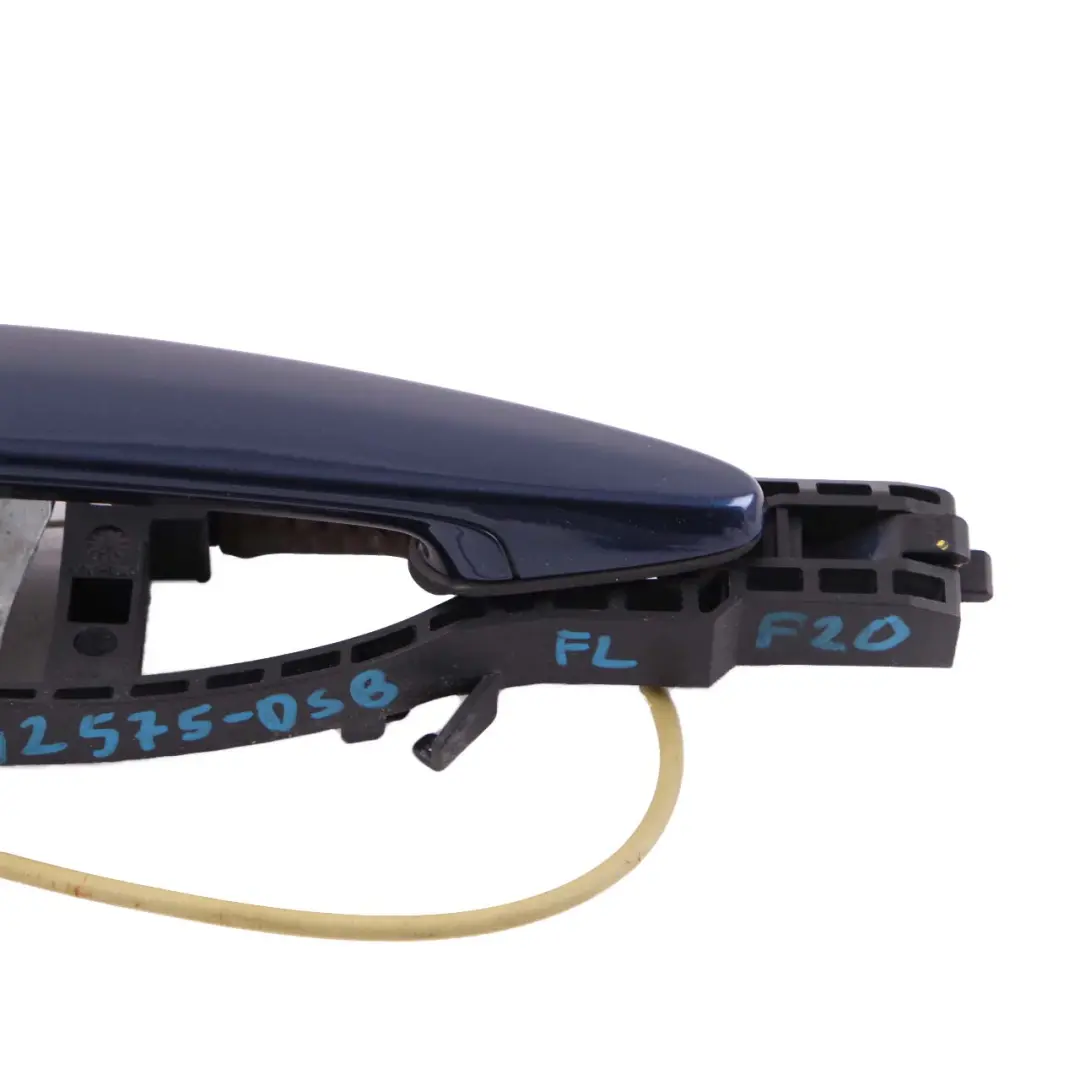 Front Left Grab Handle N/S Tiefseeblau Deep Sea Blue A76 to BMW 1 Series F20 LCI with Part number 7242575 BMW 1 Series F20 LCI Front Left Grab Handle N/S Tiefseeblau Deep Sea Blue A76 - SKU rhd-7242575-DSB - Part number 7242575