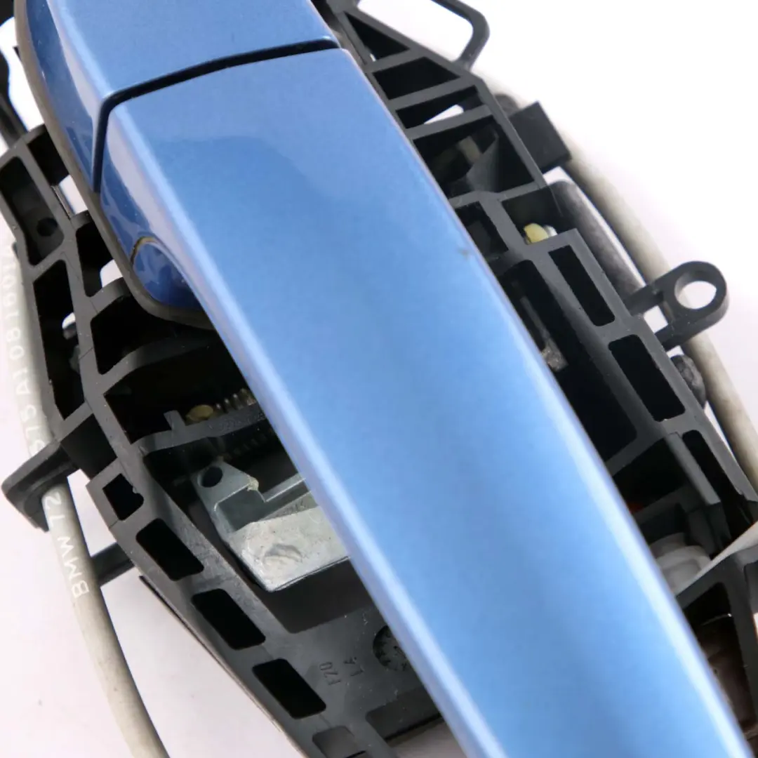Front Left Grab Handle N/S Estoril Blau Metallic Blue B45 to BMW 1 Series F20 LCI with Part number 7242575 BMW 1 Series F20 LCI Front Left Grab Handle N/S Estoril Blau Metallic Blue B45 - SKU rhd-7242575-EB2 - Part number 7242575