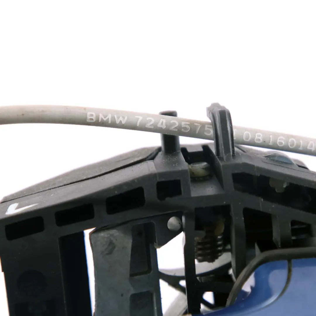 Front Left Grab Handle N/S Estoril Blau Metallic Blue B45 to BMW 1 Series F20 LCI with Part number 7242575 BMW 1 Series F20 LCI Front Left Grab Handle N/S Estoril Blau Metallic Blue B45 - SKU rhd-7242575-EB2 - Part number 7242575