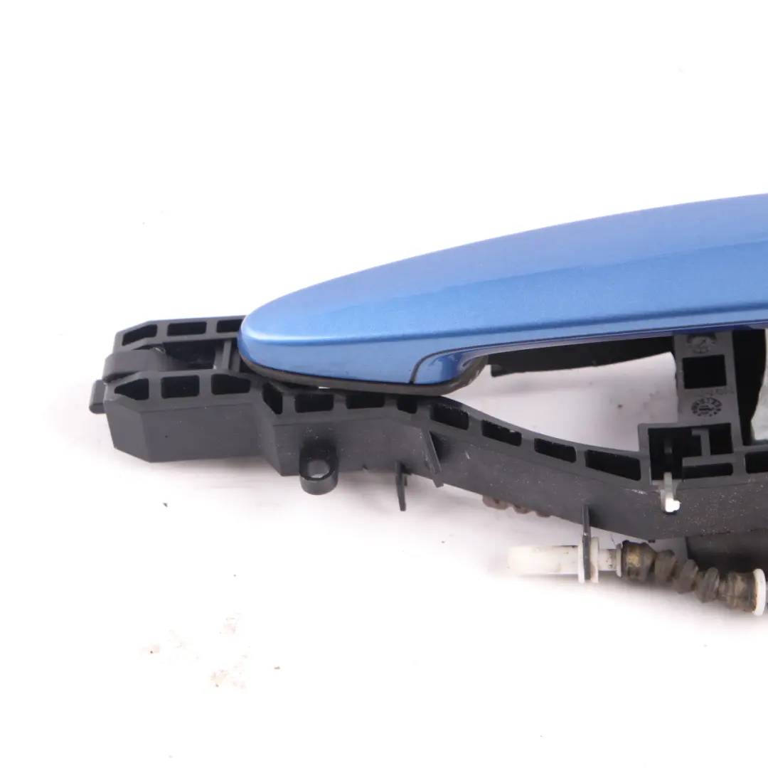 Grab Handle Door Front Left N/S Estoril Blau Metallic Blue B45 to BMW F20 with Part number 7242575 BMW F20 Grab Handle Door Front Left N/S Estoril Blau Metallic Blue B45 - SKU rhd-7242575-EB4 - Part number 7242575
