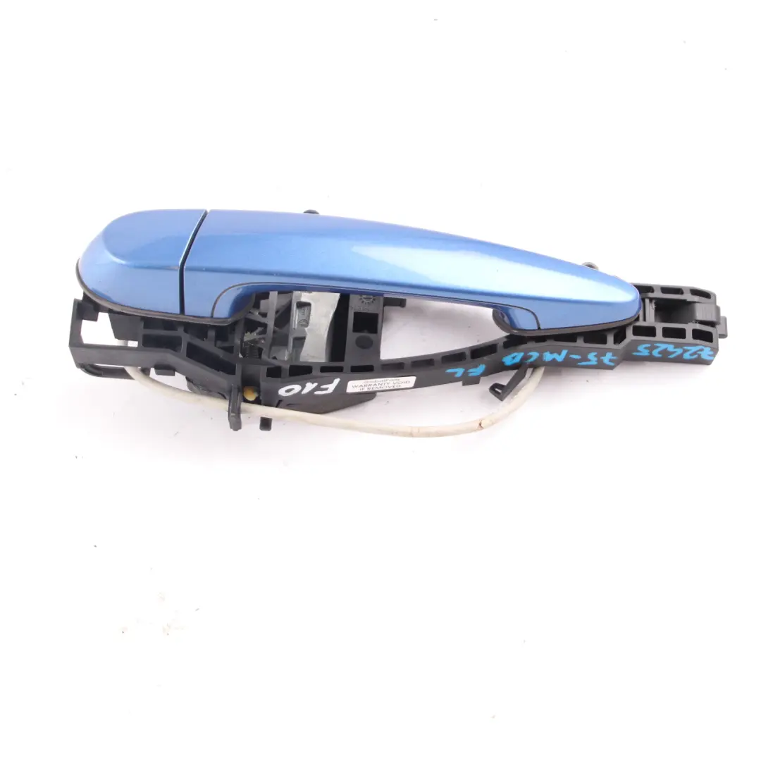 Grab Handle Door Front Left N/S Estoril Blau Metallic Blue B45 to BMW F20 with Part number 7242575 BMW F20 Grab Handle Door Front Left N/S Estoril Blau Metallic Blue B45 - SKU rhd-7242575-EB4 - Part number 7242575