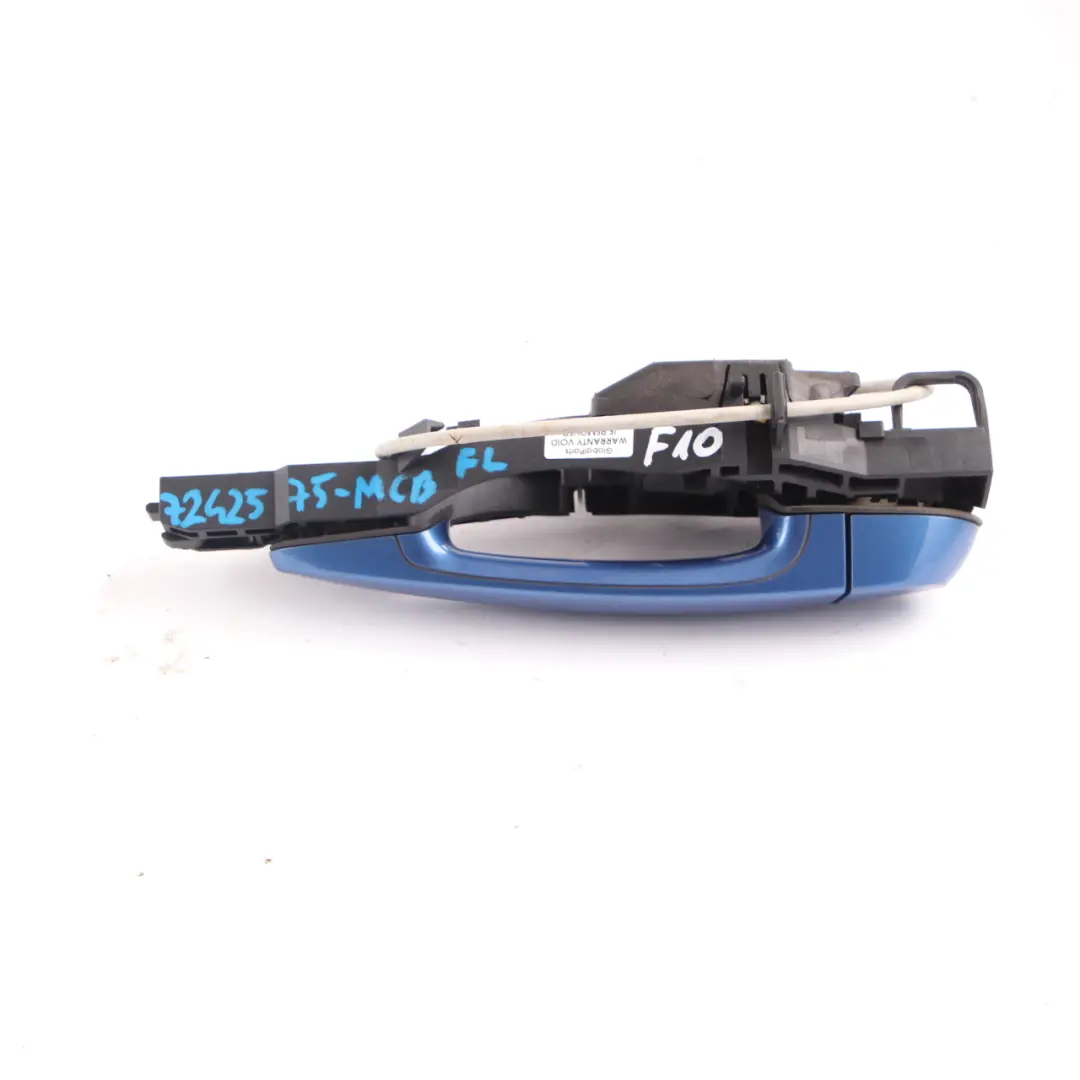 Grab Handle Door Front Left N/S Estoril Blau Metallic Blue B45 to BMW F20 with Part number 7242575 BMW F20 Grab Handle Door Front Left N/S Estoril Blau Metallic Blue B45 - SKU rhd-7242575-EB4 - Part number 7242575