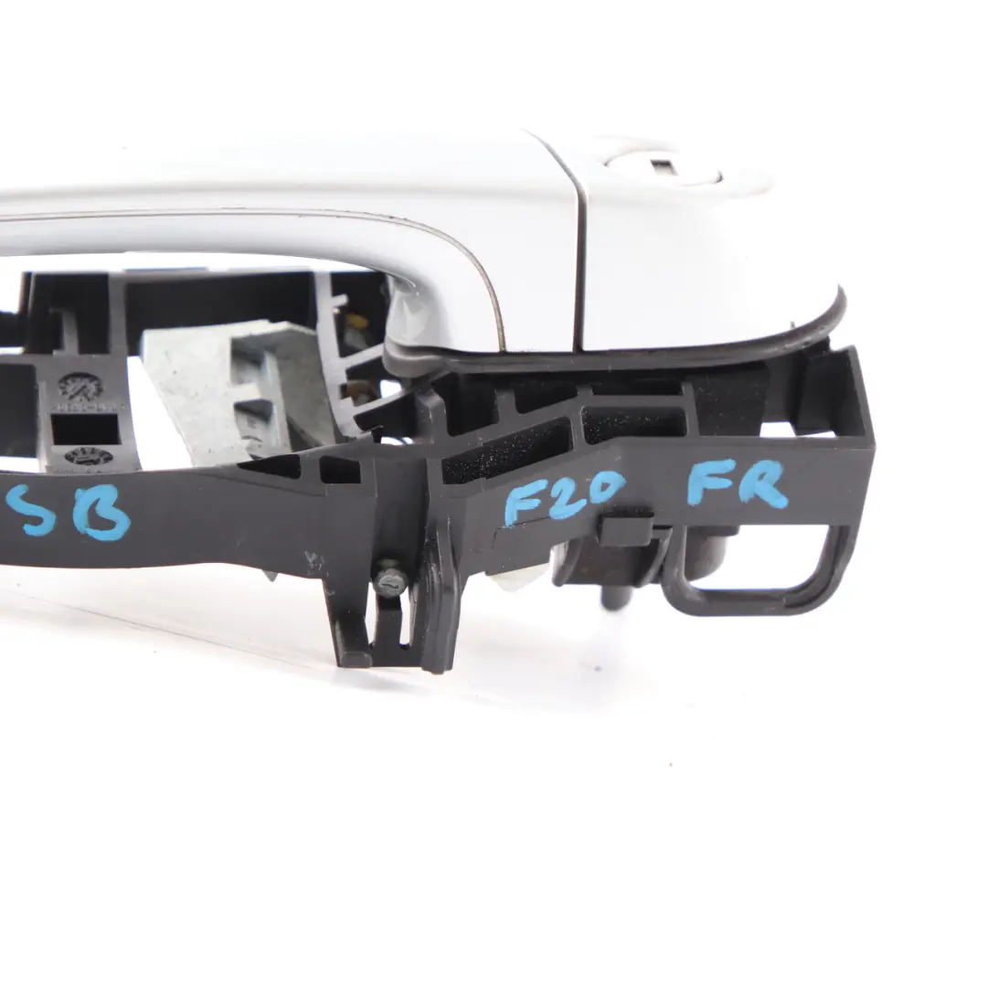 Door Handle BMW F20 Grab Front Right O/S Glacier Silver Metallic - A83 to with Part number 7242575 Door Handle BMW F20 Grab Front Right O/S Glacier Silver Metallic - A83 - SKU rhd-7242575-GSB - Part number 7242575