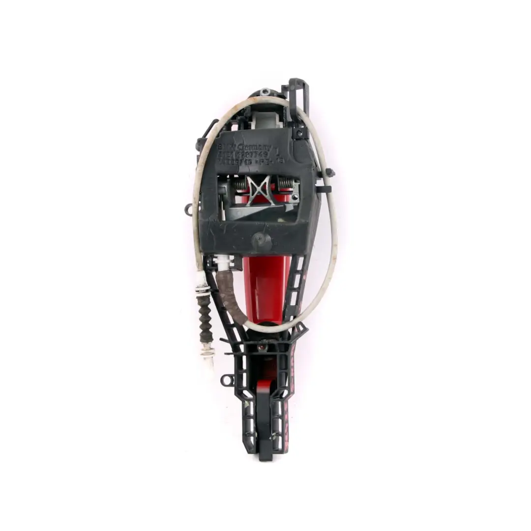 BMW 1 Series F20 LCI Outside Front Left Grab Handle Door N/S Karmesinrot Red A61 - SKU rhd-7242575-KAR1 - Part number 7242575