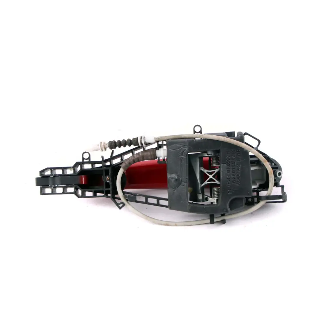 Outside Front Left Grab Handle Door N/S Karmesinrot Red A61 to BMW 1 Series F20 LCI with Part number 7242575 BMW 1 Series F20 LCI Outside Front Left Grab Handle Door N/S Karmesinrot Red A61 - SKU rhd-7242575-KAR1 - Part number 7242575