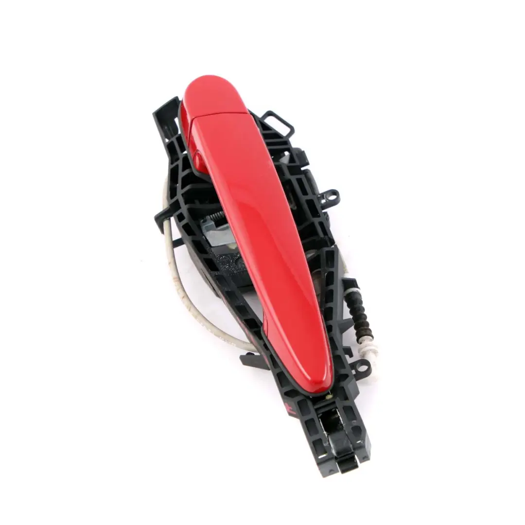 Outside Front Left Grab Handle Door N/S Karmesinrot Red A61 to BMW 1 Series F20 LCI with Part number 7242575 BMW 1 Series F20 LCI Outside Front Left Grab Handle Door N/S Karmesinrot Red A61 - SKU rhd-7242575-KAR1 - Part number 7242575