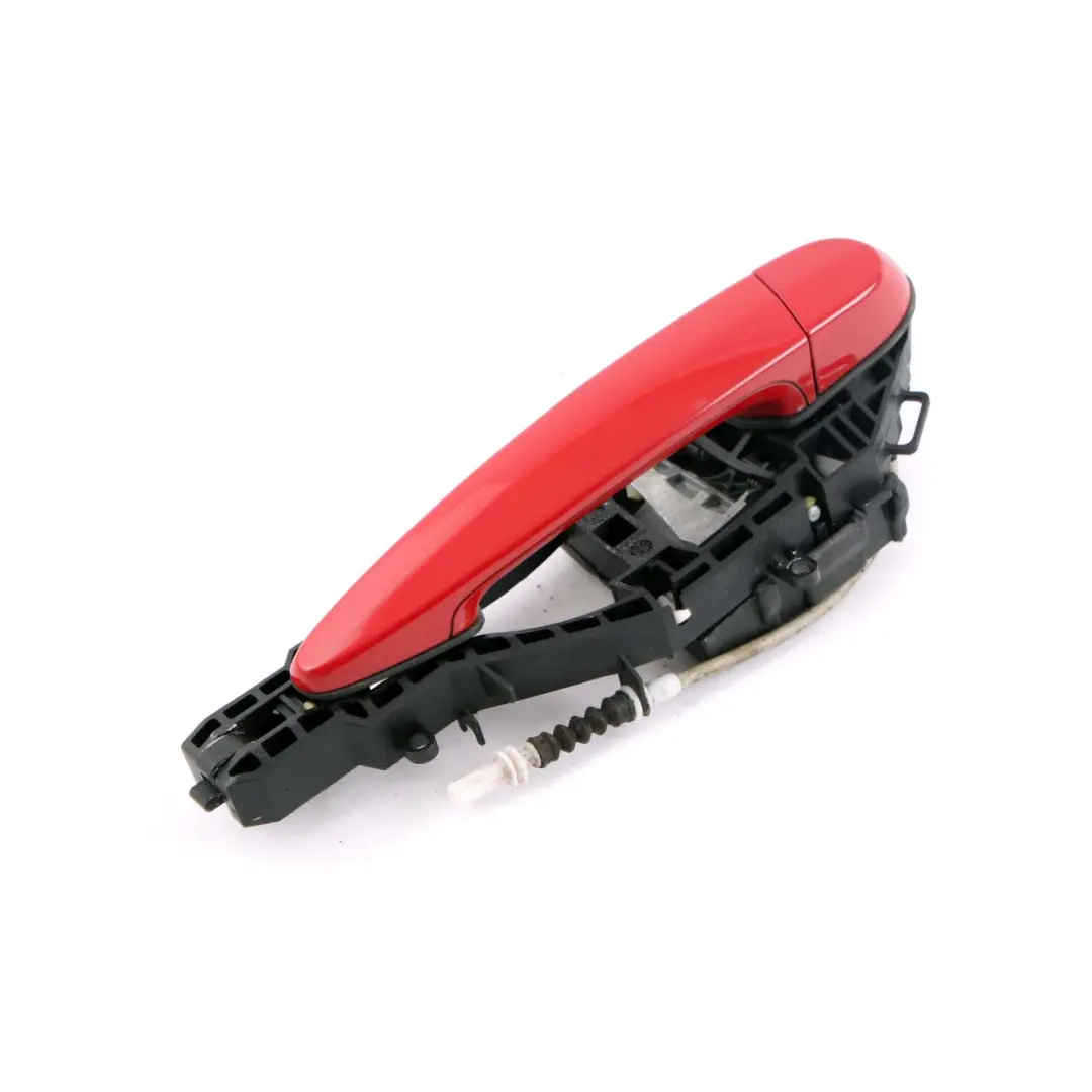 BMW 1 Series F20 LCI Outside Front Left Grab Handle Door N/S Karmesinrot Red A61 - SKU rhd-7242575-KAR1 - Part number 7242575