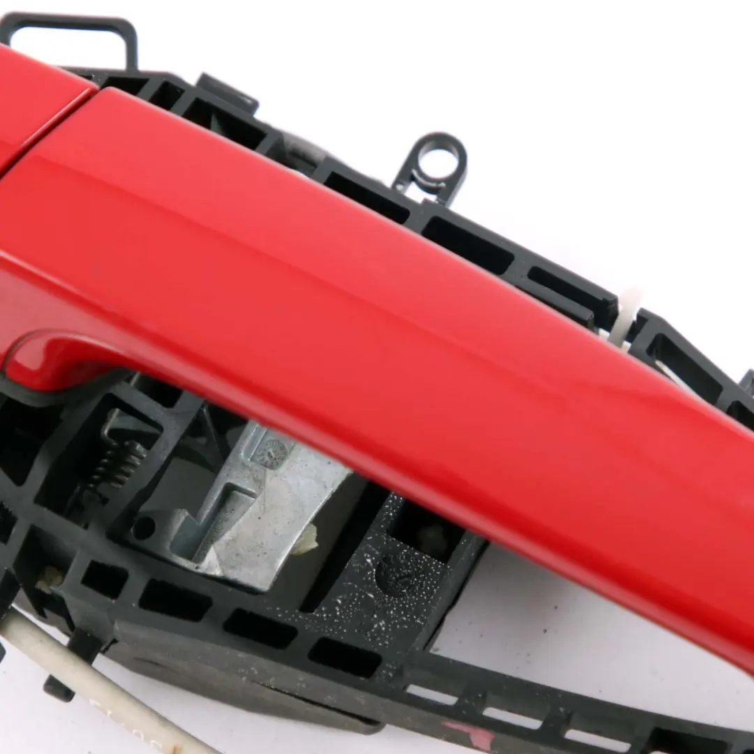 Outside Front Left Grab Handle Door N/S Karmesinrot Red A61 to BMW 1 Series F20 LCI with Part number 7242575 BMW 1 Series F20 LCI Outside Front Left Grab Handle Door N/S Karmesinrot Red A61 - SKU rhd-7242575-KAR1 - Part number 7242575