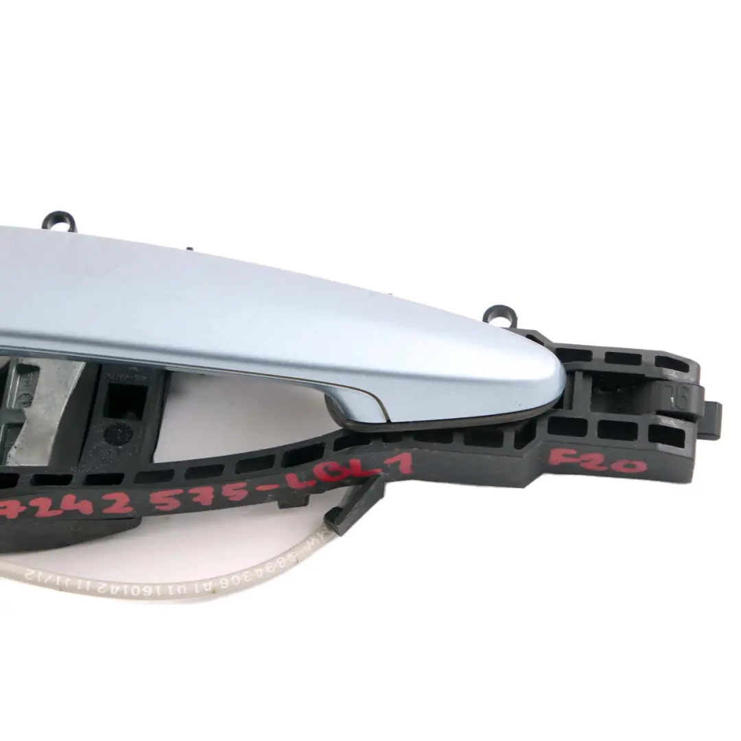 Complete Front Left Grab Handle N/S Liquid Blue Metallic to BMW 1 Series F20 LCI with Part number 7242575 BMW 1 Series F20 LCI Complete Front Left Grab Handle N/S Liquid Blue Metallic - SKU rhd-7242575-LBL1 - Part number 7242575