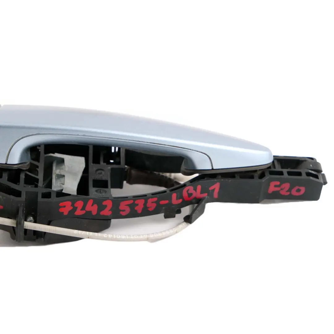 BMW 1 Series F20 LCI Complete Front Left Grab Handle N/S Liquid Blue Metallic - SKU rhd-7242575-LBL1 - Part number 7242575