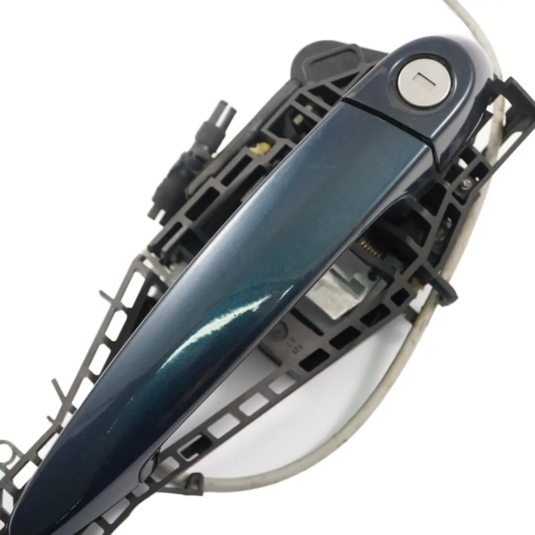 BMW 1 F20 Complete Front Right Grab Handle O/S Midnight Blue Metallic B38 - SKU rhd-7242575-MBM - Part number 7242575