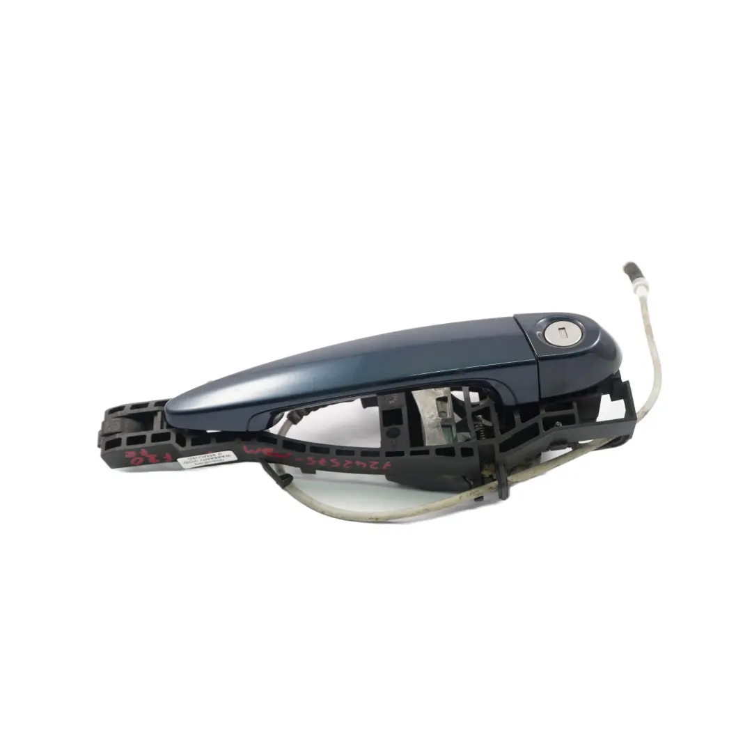 BMW 1 F20 Complete Front Right Grab Handle O/S Midnight Blue Metallic B38 - SKU rhd-7242575-MBM - Part number 7242575