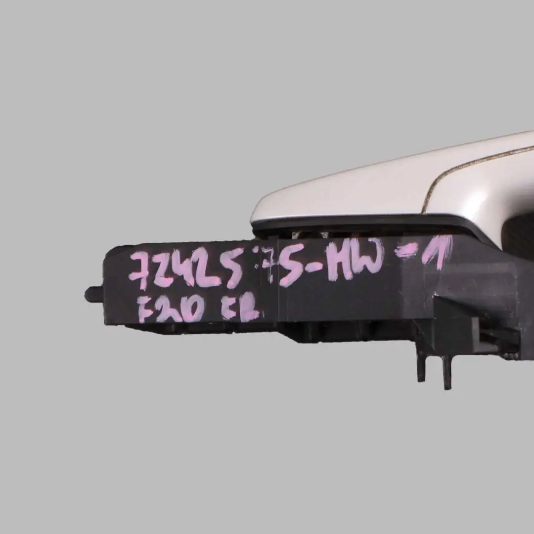 BMW F20 Grab Handle Front Door Right O/S Outside Mineralweiss Mineral White A96 - SKU rhd-7242575-MW2 - Part number 7242575
