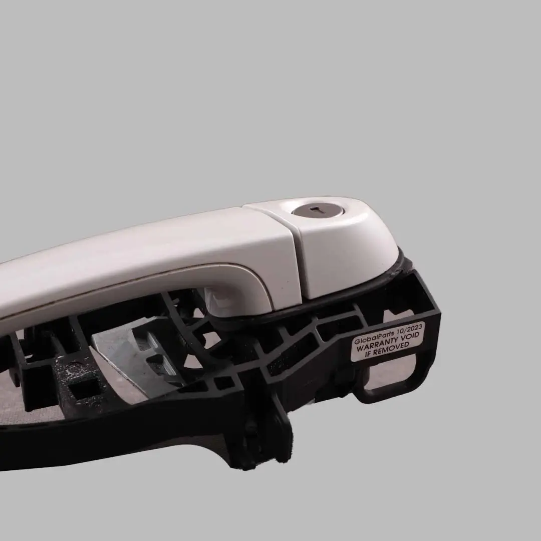BMW F20 Grab Handle Front Door Right O/S Outside Mineralweiss Mineral White A96 - SKU rhd-7242575-MW2 - Part number 7242575