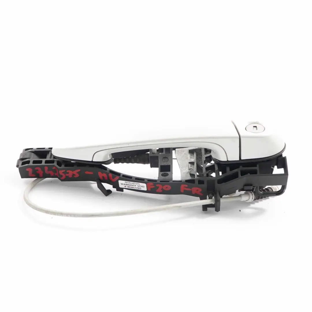  Grab Handle BMW F20 LCI Front Right O/S Mineralweiss Mineral White A96 - SKU rhd-7242575-MW - Part number 7242575