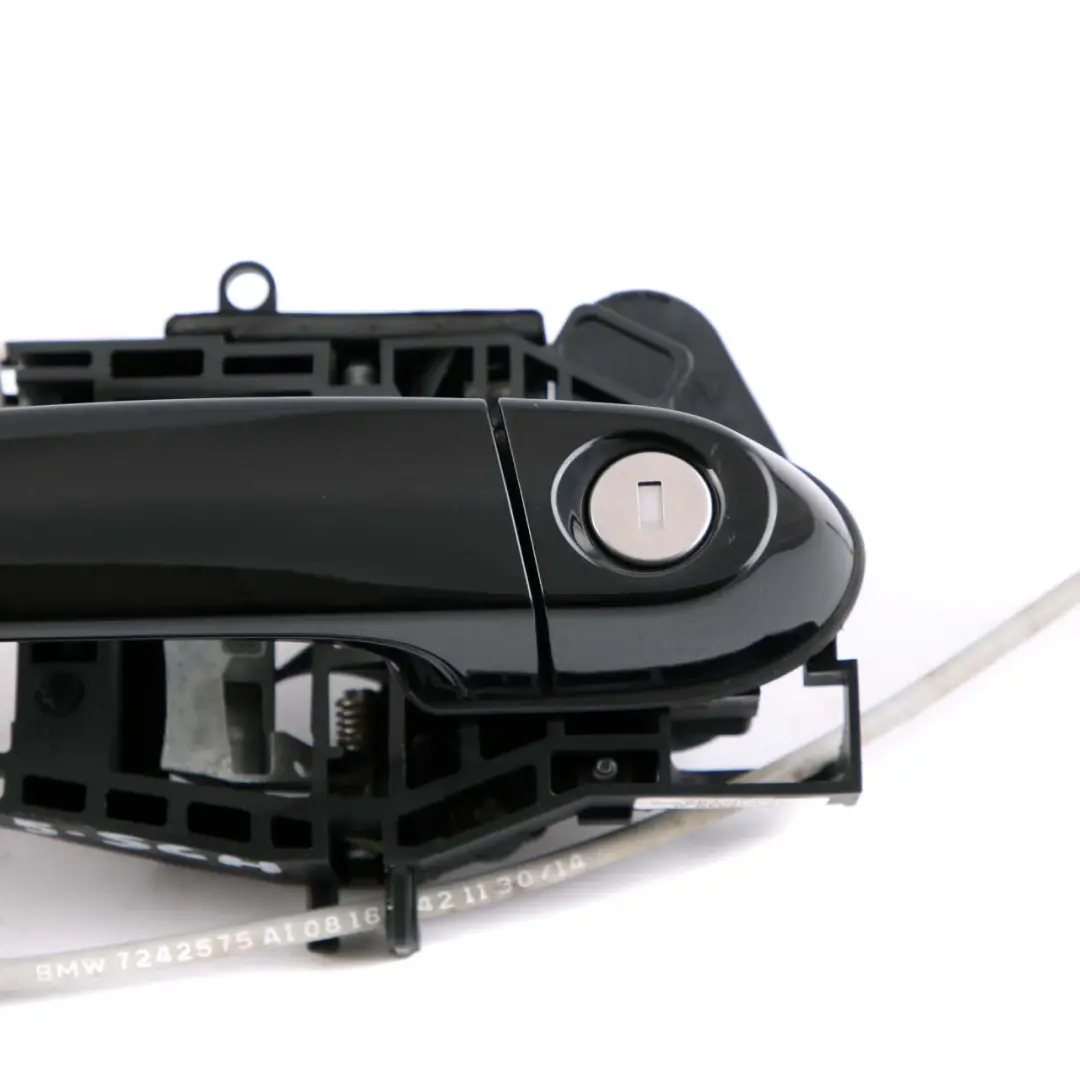 BMW 1 Series F20 2 Complete Front Right Grab Handle O/S Schwarz 2 Black 668 - SKU rhd-7242575-SCH2 - Part number 7242575