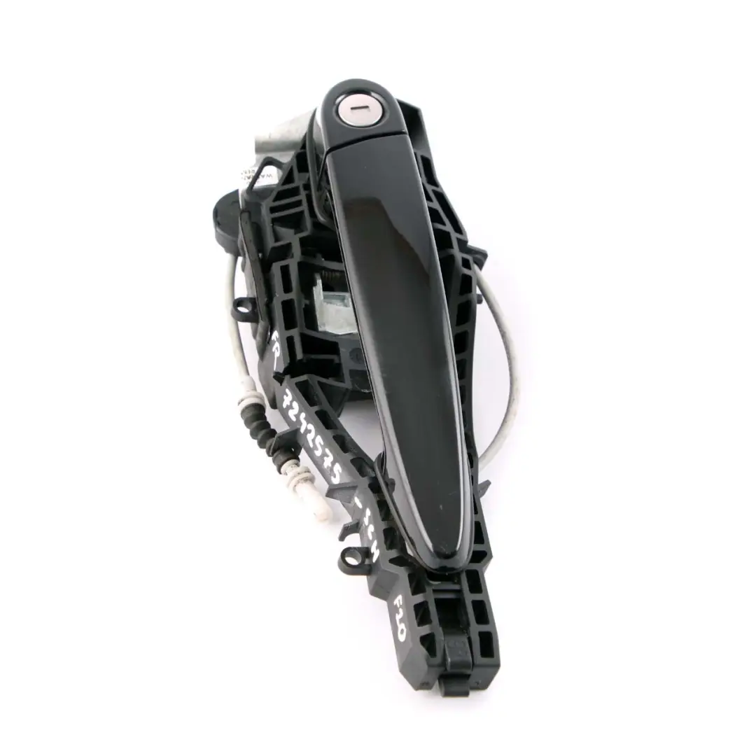 BMW 1 Series F20 Complete Front Right Grab Handle O/S Schwarz 2 Black 668 - SKU rhd-7242575-SCH - Part number 7242575
