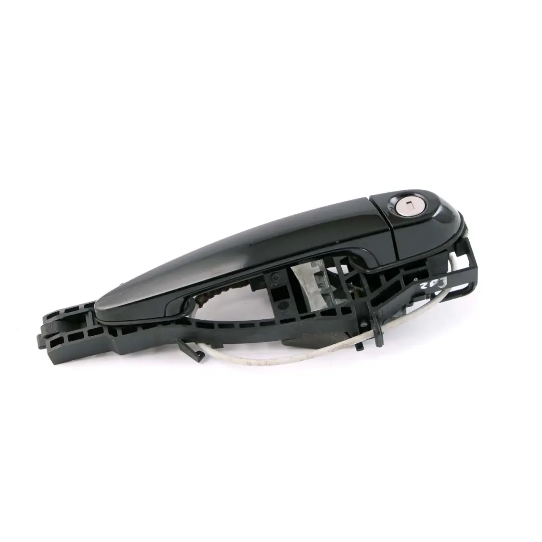 BMW 1 Series F20 Complete Front Right Grab Handle O/S Schwarz 2 Black 668 - SKU rhd-7242575-SCH - Part number 7242575
