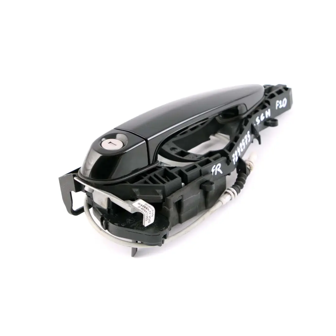 BMW 1 Series F20 Complete Front Right Grab Handle O/S Schwarz 2 Black 668 - SKU rhd-7242575-SCH - Part number 7242575