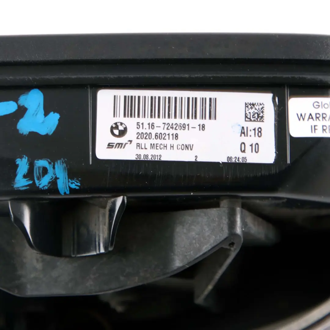 Heated Left Wing Mirror N/S Door Without Cover to BMW 1 Series F20 LCI 1 with Part number 7242703 BMW 1 Series F20 LCI 1 Heated Left Wing Mirror N/S Door Without Cover - SKU rhd-7242703-1 - Part number 7242703