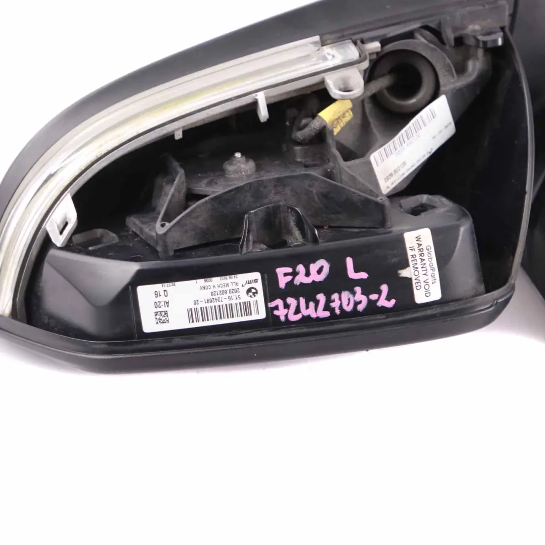 Wing Mirror BMW F20 LCI Base Heated Left N/S Door Outside to with Part number 7242703 Wing Mirror BMW F20 LCI Base Heated Left N/S Door Outside - SKU rhd-7242703-2 - Part number 7242703