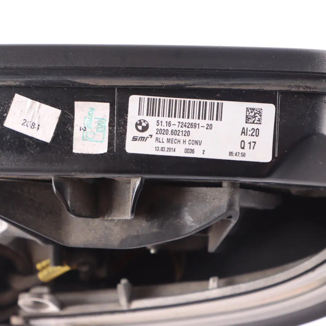 BMW F20 LCI Heated Wing Mirror Left N/S Door Without Cover - SKU rhd-7242703-5 - Part number 7242703