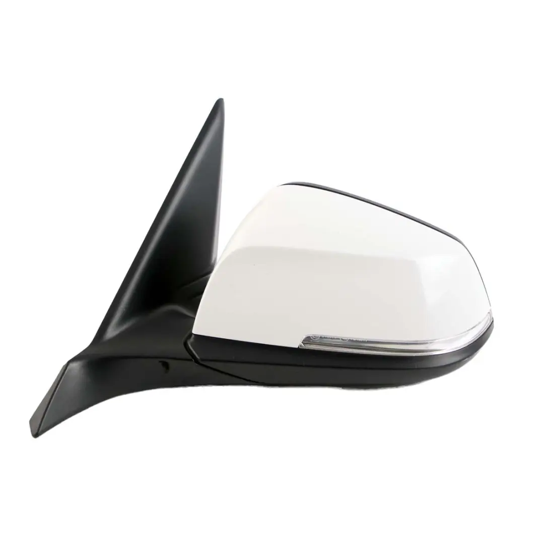 BMW 1 Series 5 F20 LCI Heated Left Wing Mirror N/S Alpinweiss Alpine White 300 - SKU rhd-7242703-AW5 - Part number 7242703