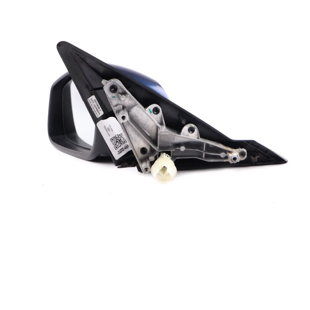 BMW F20 Heated Left N/S Wing Mirror 6 Pin Tiefseeblau Metallic Deep Sea Blue A76 - SKU rhd-7242703-DSB - Part number 7242703