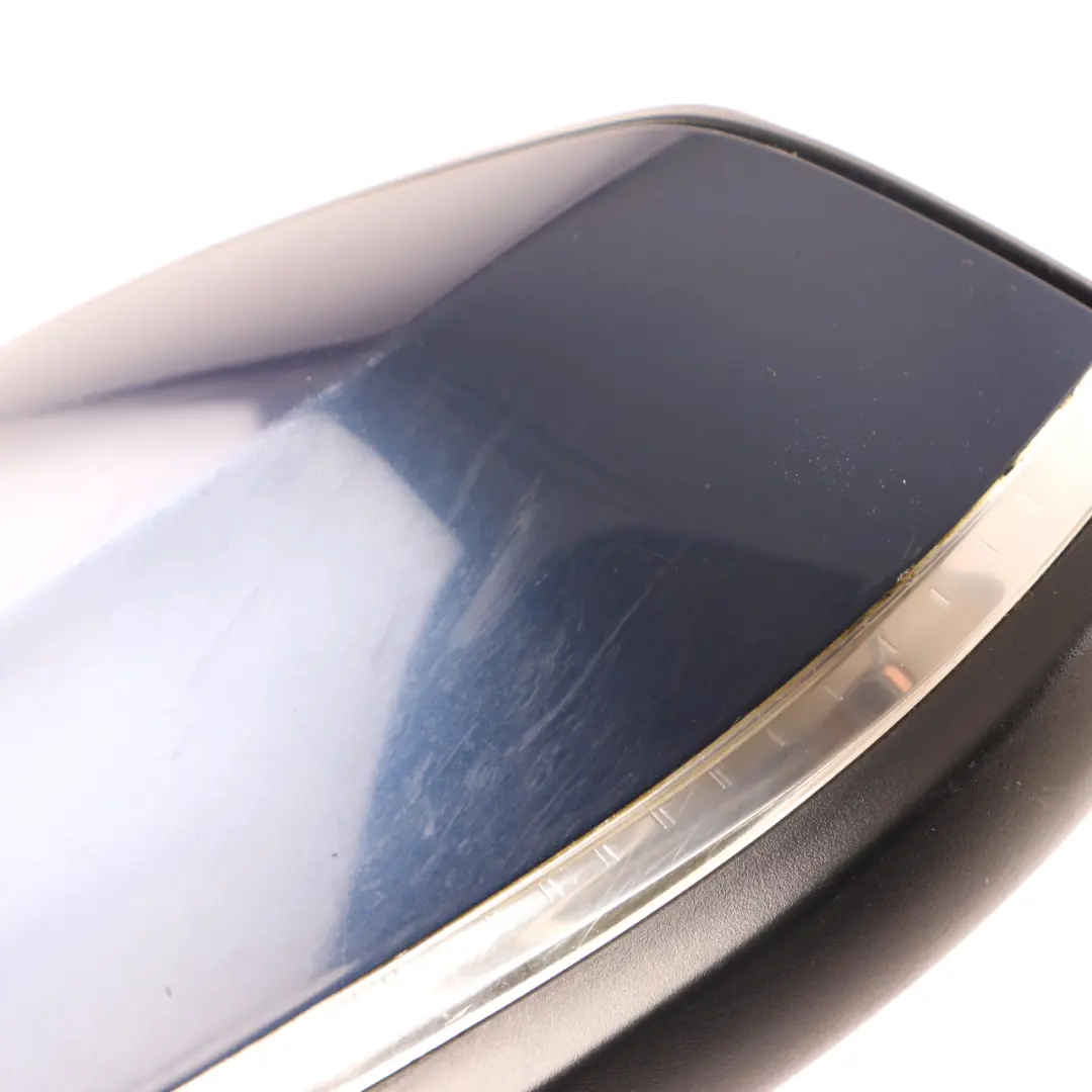 BMW F20 Heated Left N/S Wing Mirror 6 Pin Tiefseeblau Metallic Deep Sea Blue A76 - SKU rhd-7242703-DSB - Part number 7242703