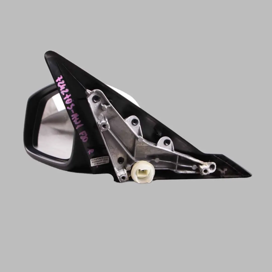 BMW F20 Wing Mirror Heated Door Left N/S Outside 6 Pin Mineral White - A96 - SKU rhd-7242703-MW1 - Part number 7242703