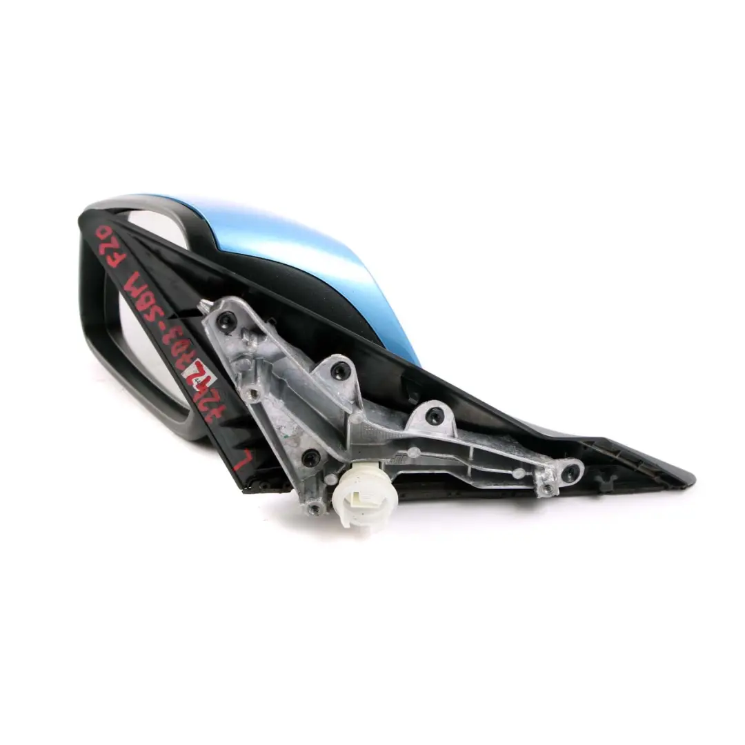 Door Wing Mirror BMW F20 LCI Heated Left N/S Seaside Blue Metallic to with Part number 7242703 Door Wing Mirror BMW F20 LCI Heated Left N/S Seaside Blue Metallic - SKU rhd-7242703-SBM - Part number 7242703