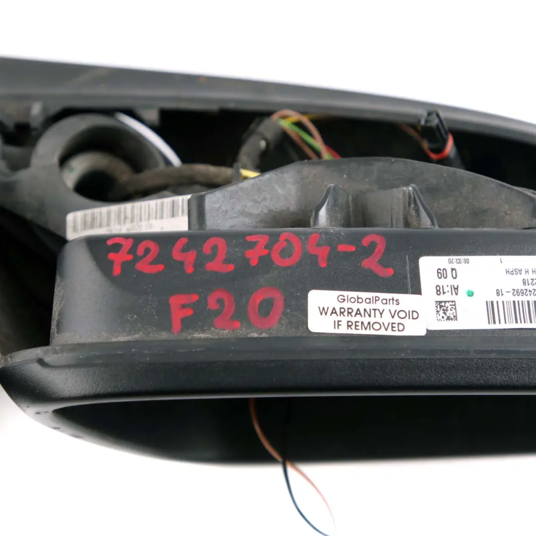 Heated Right Base Wing Mirror O/S to BMW 1 Series F20 F20N LCI 1 with Part number 7242704 BMW 1 Series F20 F20N LCI 1 Heated Right Base Wing Mirror O/S - SKU rhd-7242704-2 - Part number 7242704