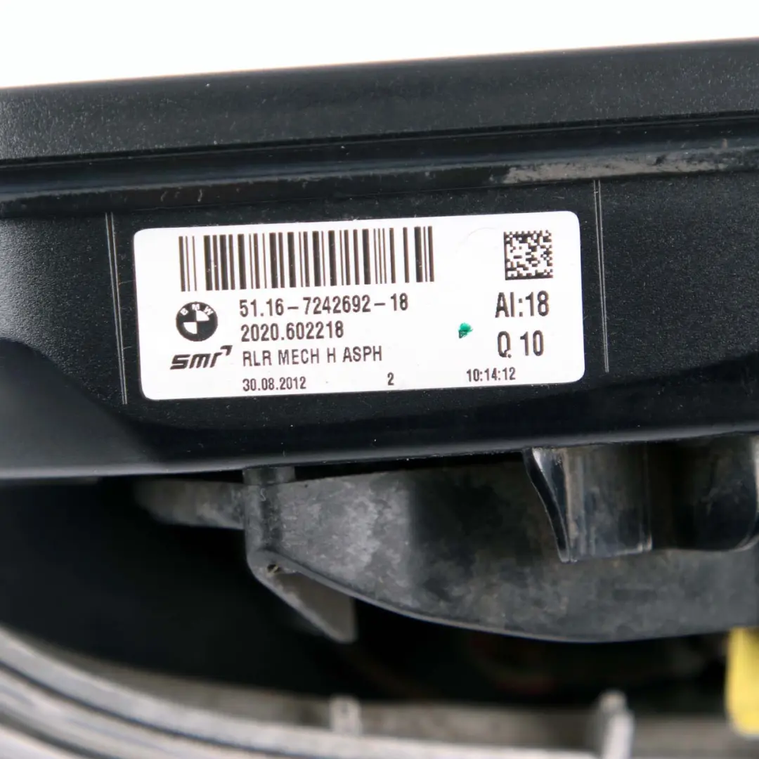 Door Wing Mirror BMW F20 LCI Heated Right O/S Outside Without Cover to with Part number 7242704 Door Wing Mirror BMW F20 LCI Heated Right O/S Outside Without Cover - SKU rhd-7242704-3 - Part number 7242704