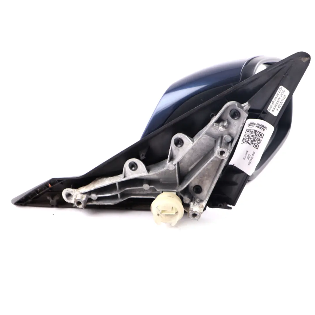 Heated Right O/S Wing Mirror 6 Pin Tiefseeblau Deep Sea Blue A76 to BMW F20 with Part number 7242704 BMW F20 Heated Right O/S Wing Mirror 6 Pin Tiefseeblau Deep Sea Blue A76 - SKU rhd-7242704-DSB - Part number 7242704