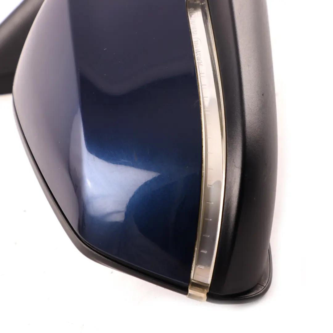 Heated Right O/S Wing Mirror 6 Pin Tiefseeblau Deep Sea Blue A76 to BMW F20 with Part number 7242704 BMW F20 Heated Right O/S Wing Mirror 6 Pin Tiefseeblau Deep Sea Blue A76 - SKU rhd-7242704-DSB - Part number 7242704