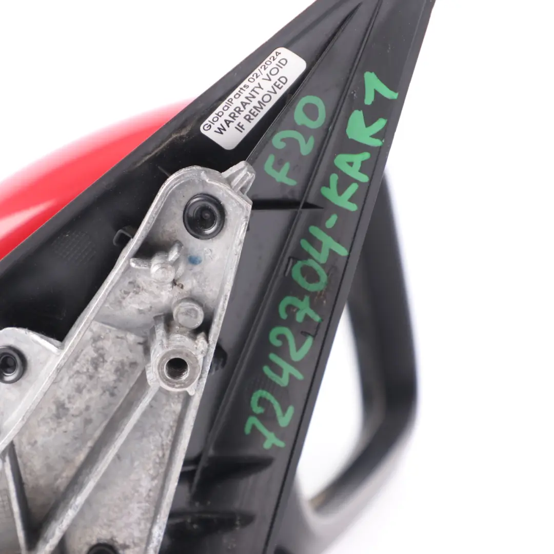 Wing Mirror Heated Right O/S Outside 6 Pins Karmesinrot Red A61 to BMW F20 with Part number 7242704 BMW F20 Wing Mirror Heated Right O/S Outside 6 Pins Karmesinrot Red A61 - SKU rhd-7242704-KAR1 - Part number 7242704