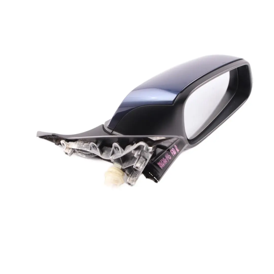  Wing Mirror BMW F20 F20N LCI 2 Heated Right Door O/S Mysticblau Mystic Blue A07 - SKU rhd-7242704-MYS - Part number 7242704