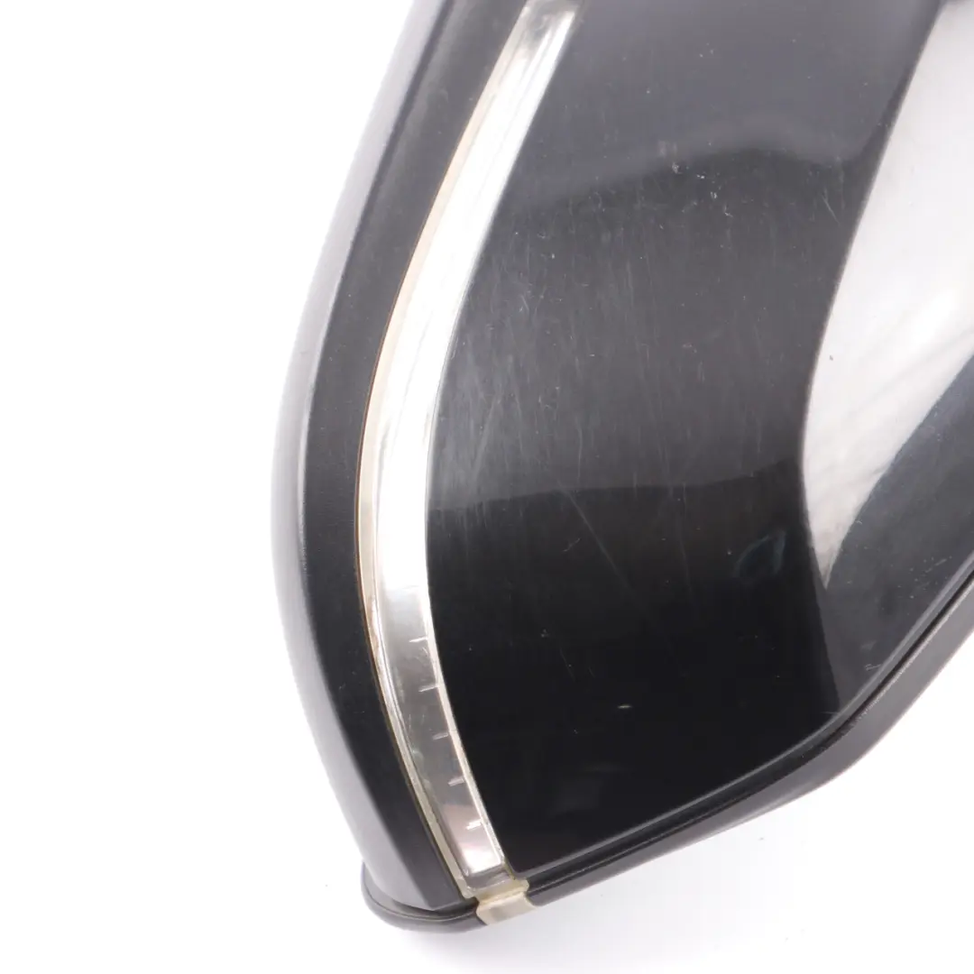 BMW F20 Wing Mirror Heated Auto Dip Door Left N/S Black Sapphire - 475 - SKU rhd-7242747-BS - Part number 7242747