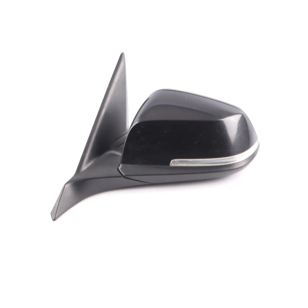 BMW F20 Wing Mirror Heated Auto Dip Door Left N/S Black Sapphire - 475 - SKU rhd-7242747-BS - Part number 7242747