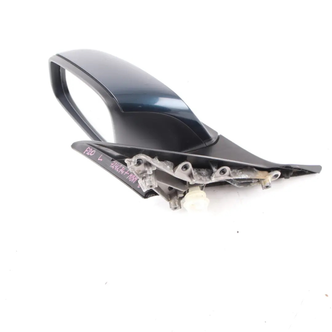 Wing Mirror Heated Auto Dip Door Left N/S Outside Midnight Blue - B38 to BMW F20 with Part number 7242747 BMW F20 Wing Mirror Heated Auto Dip Door Left N/S Outside Midnight Blue - B38 - SKU rhd-7242747-MBM - Part number 7242747