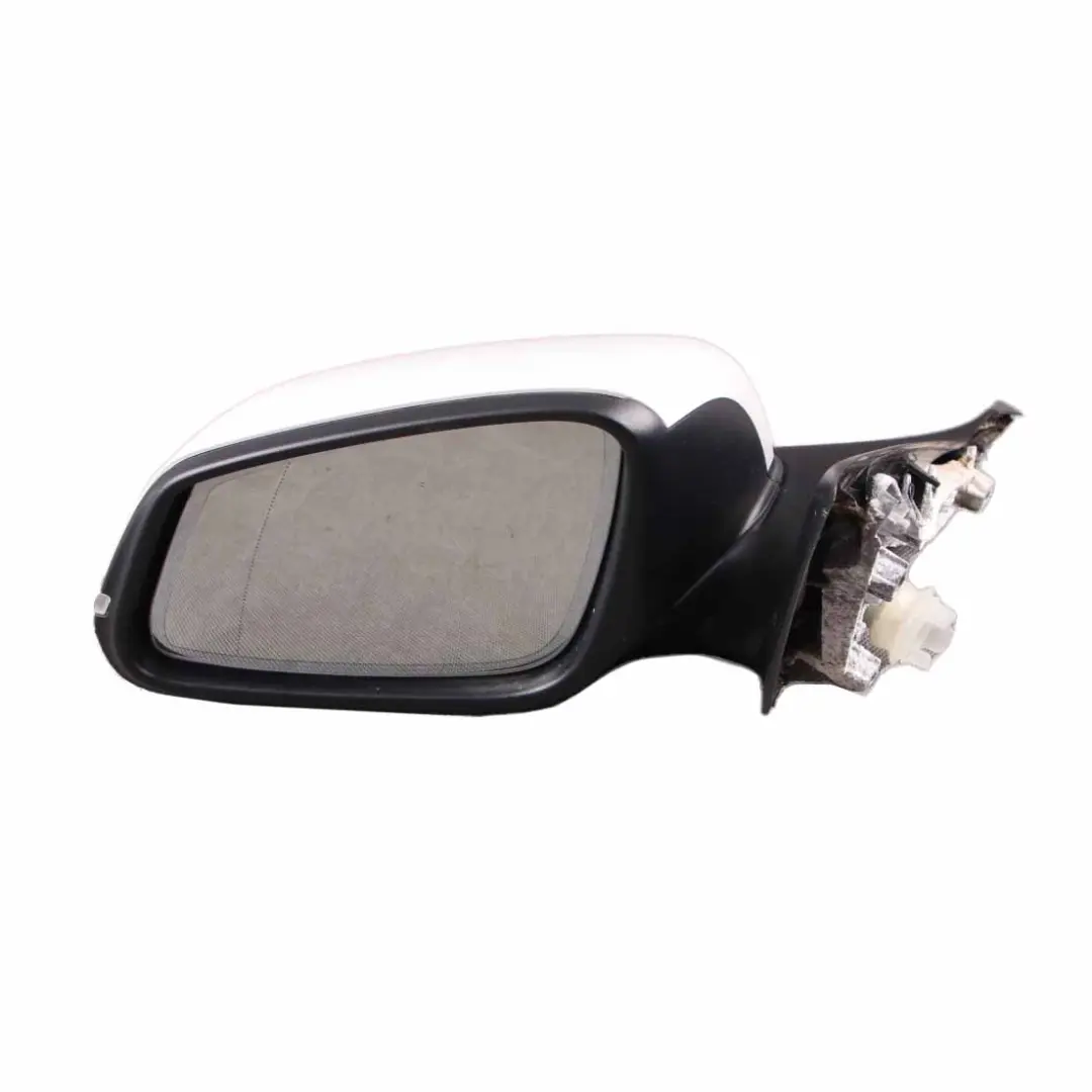 Wing Mirror Heated Auto Dip Door Left N/S Mineral White Metallic - A96 to BMW F20 with Part number 7242747 BMW F20 Wing Mirror Heated Auto Dip Door Left N/S Mineral White Metallic - A96 - SKU rhd-7242747-MW - Part number 7242747