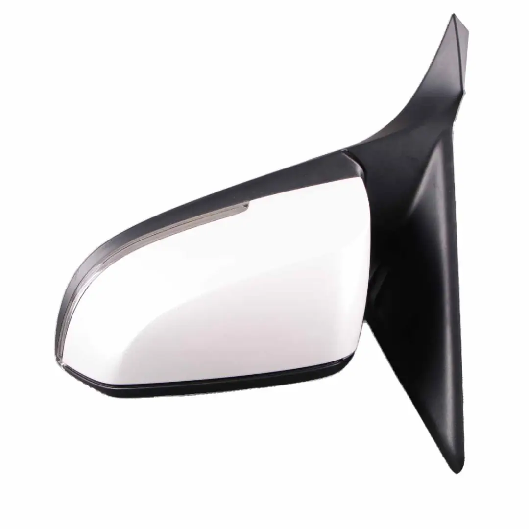 Wing Mirror Heated Auto Dip Door Left N/S Mineral White Metallic - A96 to BMW F20 with Part number 7242747 BMW F20 Wing Mirror Heated Auto Dip Door Left N/S Mineral White Metallic - A96 - SKU rhd-7242747-MW - Part number 7242747