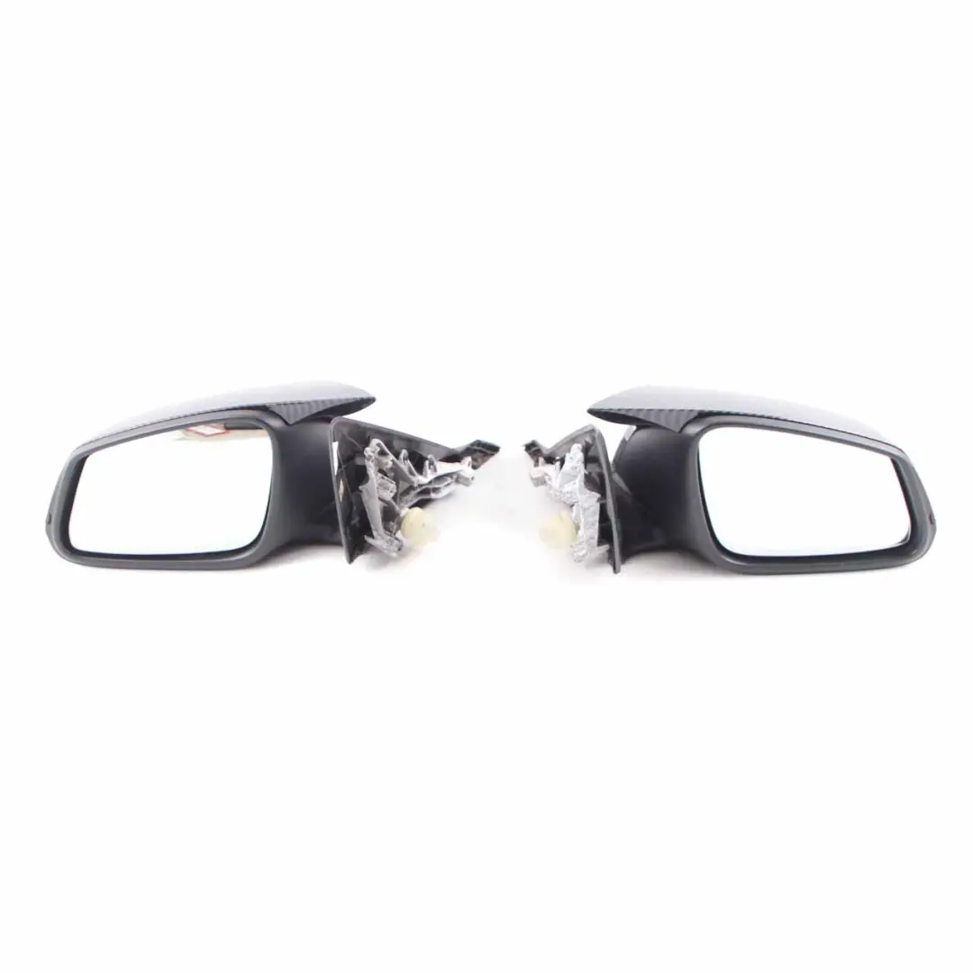 BMW F20 Wing Mirror Heated Auto Dip Carbon Look Left Right N/O/S Set 5 Pins - SKU rhd-7242747-SET - Part number 7242747